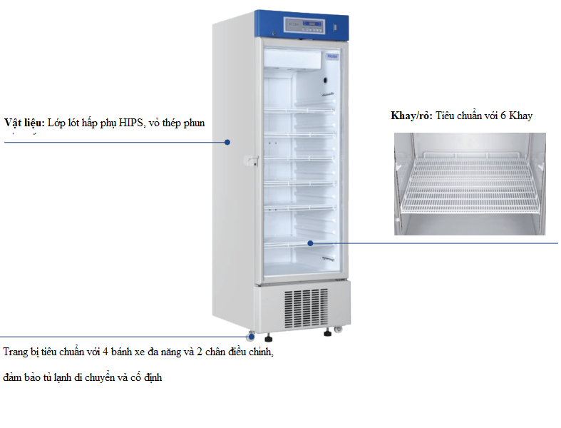 Tủ lạnh dược phẩm hyc-410